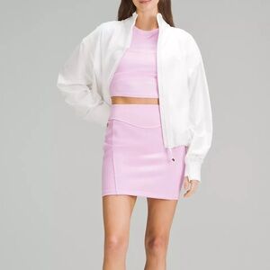 Lululemon Scuba High-Rise Mini Skirt in Vitapink